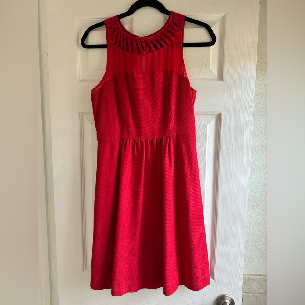 Maeve Anthropologie Red Dress, size 4